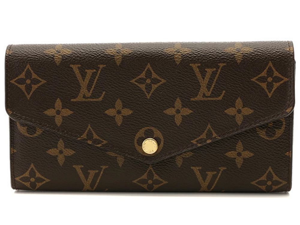 LOUIS VUITTON Wallet Portefeuille Sarah Long Monogram